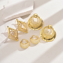 Elegant Classic Gold Plated Earrings for Women, Various Styles Available