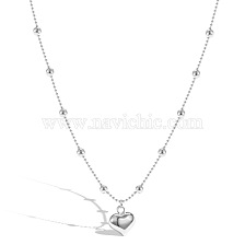 925 Sterling Silver Pendant Necklaces, Heart