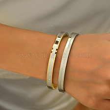 Stainless Steel Minimalist Multicolor Bracelet for Couples Layering