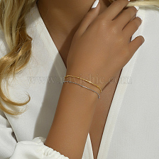 Vintage Chic Gold Plated Women's Bracelet