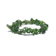 Natural Diopside Chips Beaded Stretch Bracelet for Kid