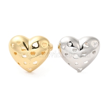 Brass Open Cuff Rings, Heart