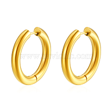 Elegant stainless steel earrings for daily wear, suitable for ladies.