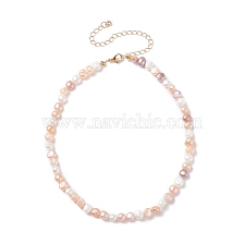 Vintage Natural Pearl Beaded Necklace for Women