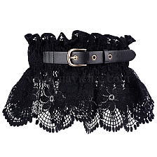 Polyester Wide Elastic Corset Belts, with PU Leather Belt, Alloy Clasp, Lace-up Waist Belt for Women Girl