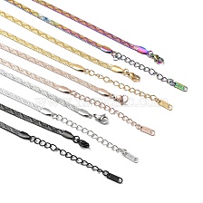 304 Stainless Steel Diamond Cut Cuban Link Chain Necklace