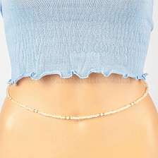 Summer Jewelry Waist Bead, Glass Seed Beaded Body Chain, Bikini Jewelry for Woman Girl