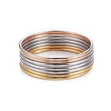 Fashion 304 Stainless Steel Bangle Sets