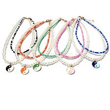 Bohemia Color Miyuki Beads Pearl Chain Tai Chi Necklace Wholesale 