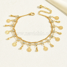 Fashionable Casual Crystal Tassel Multi-layer Women's Bracelet