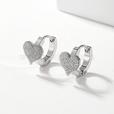 Fashionable Classic Heart Earrings for Women, High-end and Exquisite Quality