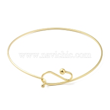 Zinc Alloy Wire Choker Necklace, Rigid Necklace for Women