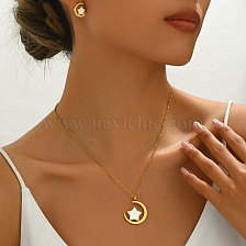 Elegant Stainless Steel Shell Jewelry Set for Daily Wear