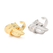 Brass Open Cuff Rings, Knot