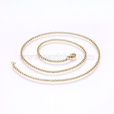 304 Stainless Steel Cable Chain Necklaces