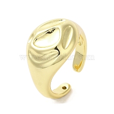 Rack Plating Brass Finger Ring, Cuff Ring, Long-Lasting Plated, Cadmium Free & Lead Free