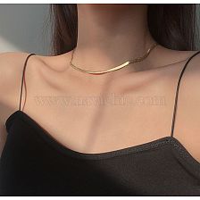 Wholesale Jewelry Simple Snake Bone Chain Necklace 