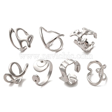 304 Stainless Steel Open Cuff Ring