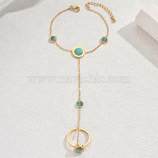 Vintage Chic Gold Plated Finger Hand Chain for Women