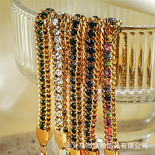 Chic and Sparkling European Style Colorful Bracelet Accessory