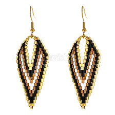 Bohemian Style Handmade Glass Bead Earrings for Daily Wear