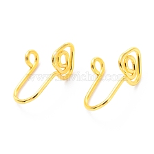 Brass Nose Rings, Nose Cuff Non Piercing, Clip on Nose Ring for Women Men, Triangle